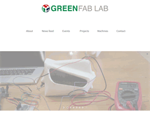 Tablet Screenshot of greenfablab.org